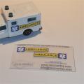 Matchbox Superfast 41 f5 Chevrolet Ambulance Staff of Life Sticker Set