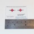 Matchbox Superfast 46 e1 Stretcha Fetcha Ambulance Red Cross Stickers