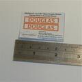 Matchbox Lesney 51c Leyland Tipper Douglas Stickers Set