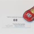 Matchbox Superfast 68c1 Porsche 910 Racing #68 Sticker