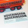 Matchbox Lesney Kingsize K  1b Foden Hoveringham Tipper Sticker Set