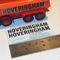 Matchbox Lesney Kingsize K  1b Foden Hoveringham Tipper Sticker Set