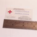 Matchbox Lesney Kingsize K 26a 63a Mercedes Ambulance Sticker Set