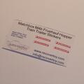 Matchbox Lesney Major Pack M 4 b Fruehauf Hopper Train Sticker Set