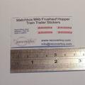 Matchbox Lesney Major Pack M 4 b Fruehauf Hopper Train Sticker Set