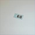 Matchbox Superfast 68 Porsche 910 Racing #68 sticker