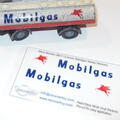 Micro Models G-27 Articulated Tanker Mobilgas Petrol Stickers