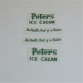 Micro Models GB 8 International Van Peters Icecream Waterslide Decals