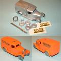 Dinky 28/1 Series Van Reproduction Kit with early metal wheels