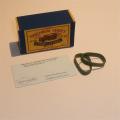 Matchbox Lesney 49 a Army Half-track Set Repro B Box Decal Green Tracks Treads