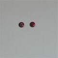 Toy Car Tail Light Jewels Pair Red 3mm