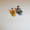 Husky Corgi Juniors 1002 Batmobile Batman & Robin Figures