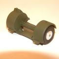 1135 Artic trailer detachable axle unit Army Green