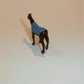 Corgi Toys  101 102 1104 Horse Box Pony Trailer brown plastic Horse Blue Coat