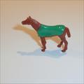 Corgi Toys  101 102 1104 Horse Box Pony Trailer brown plastic Horse Green coat