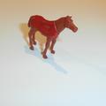 Corgi Toys 101 102 1104 Horse Box Pony Trailer brown plastic Horse Red Coat