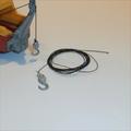 Corgi Toys  417 477 Land Rover Crane Hook Standard Size with Black Cord