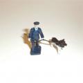 Corgi Toys  448 Police Mini van plastic Policeman, Dog & Leash