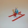 Corgi Toys  475 Citroen DS.19 Estate Winter Olympics Plastic Skier figure set
