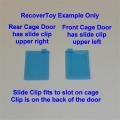 Corgi Toys 1123 Chipperfields Cage Trailer Plastic Rear Door