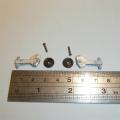 Dinky Toys 719 741 Spitfire Undercarriage Legs & Wheels Pair