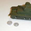 Dinky Toys 152 a Light Tank Cog Wheel Large Front