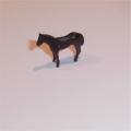 Dinky Toys Dublo 73 Horse Float Black Plastic Horse