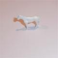 Dinky Toys Dublo 73 Horse Float White Plastic Horse