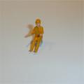 Dinky Toys 100 Series Racing Car Driver Painted Yellow