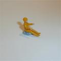 Dinky Toys 100 Series Racing Car Driver Painted Yellow