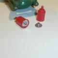 Dinky Toys 101 Thunderbird 2 Red Plastic Exhaust Pod with chrome plate