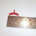 Dinky Toys 106 Thunderbird 2 Red Plastic Leg Release Button