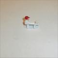 Dinky Toys 241 Lotus White Plastic Driver Red Helmet