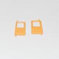 Dinky Toys 274 AA Minivan Yellow Plastic Rear Doors Pair