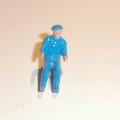 Dinky Toys 806 Road Grader Blue Plastic Driver