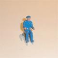 Dinky Toys 300 Massey Harris Late Blue Plastic Tractor Driver