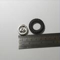 Dinky Toys 300 301 Massey Tractor Rear Wheel Hub & Tyre