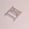 Dinky Toys 320 Halesowen Trailer Hay Rake Rack Unpainted