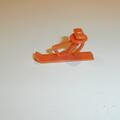 Dinky Toys 351 Interceptor Front Orange Plastic Ski