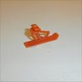 Dinky Toys 351 Interceptor Front Orange Plastic Ski