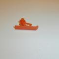 Dinky Toys 351 Interceptor Front Orange Plastic Ski