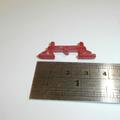 Dinky Toys 359 Eagle Transporter Red Plastic Pod Feet, Front Or Rear