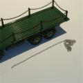 Dinky Toys 505 905 Foden 935 Leyland Flat Truck Silver Chain