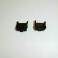 Dinky Toys 712 Beechcraft Baron Military Black Plastic Pair Engine Covers