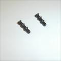 Dinky Toys 719 & 741 Spitfire Black Plastic Exhaust Stubs Set