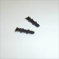 Dinky Toys 719 & 741 Spitfire Black Plastic Exhaust Stubs Set