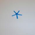 Dinky Toys 724 Sea King Helicopter Blue Plastic Tail Rotor Blade