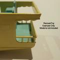 Matchbox Lesney 23c Trailer Caravan Blue Plastic Interior