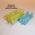 Matchbox Lesney 23c Trailer Caravan Blue Plastic Interior