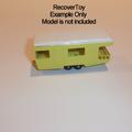 Matchbox Lesney 23 d Trailer Caravan White Plastic Roof